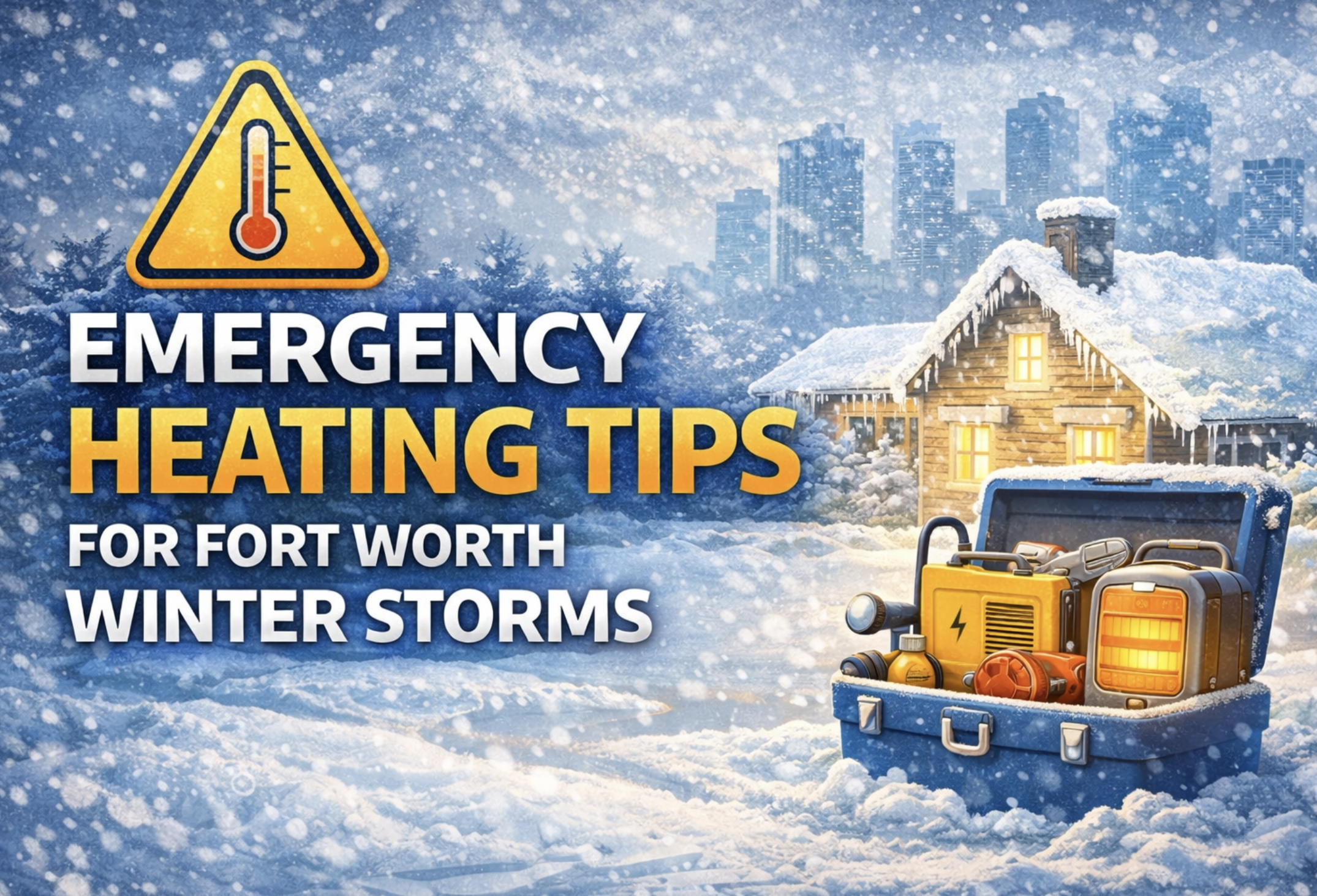 Emergency Heating Tips for Fort Worth Winter Storms